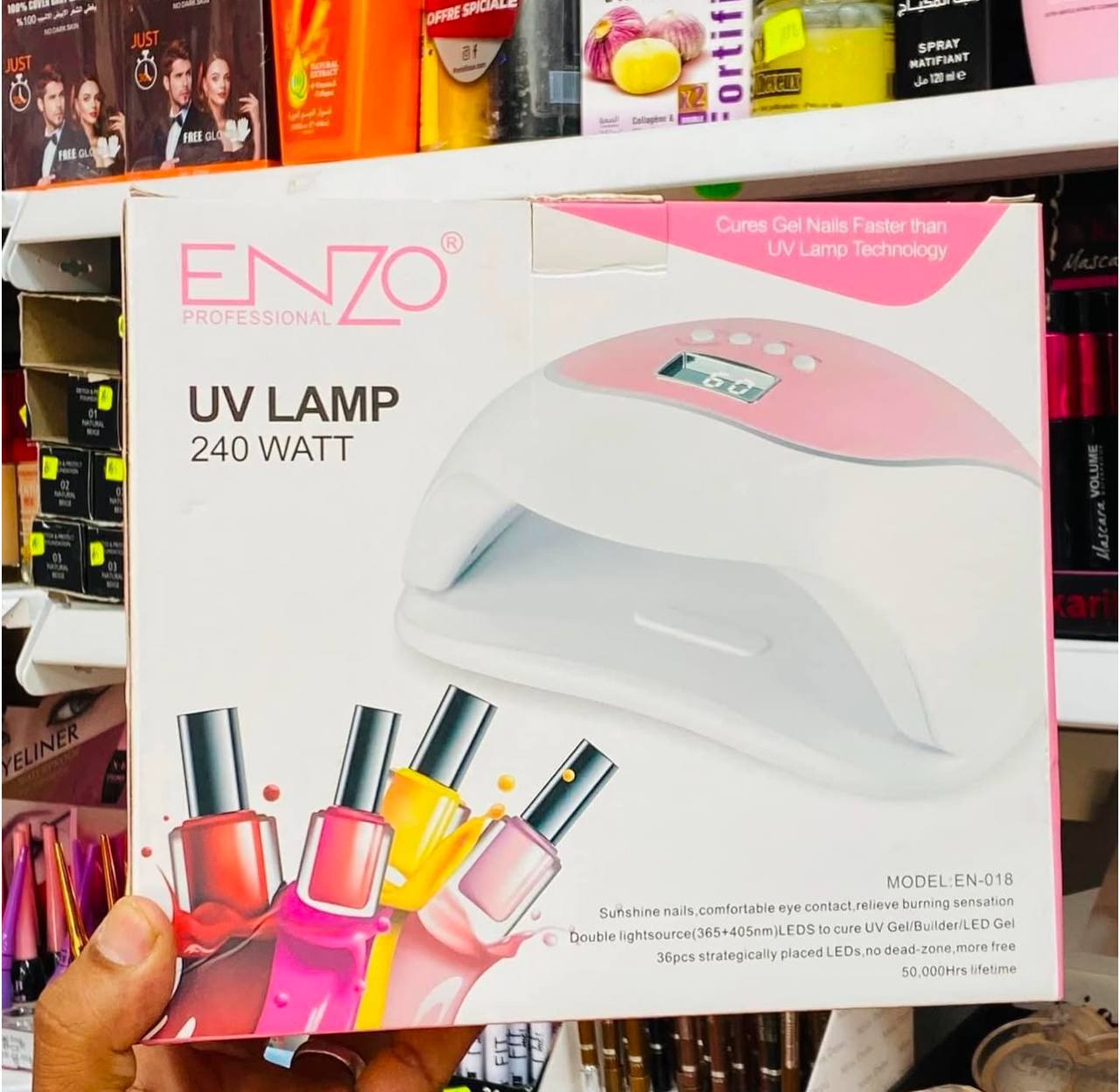 ENZO UV 240W  احصلي على أظافر مثالية بلمسة احترافية مع مصباح